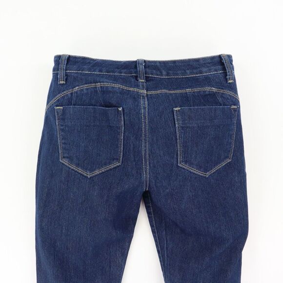 Nine West Capri Jeans Low Rise Womens Size 8 WAIST: 30 INCHES Blue STRETCH Denim - Picture 4 of 9